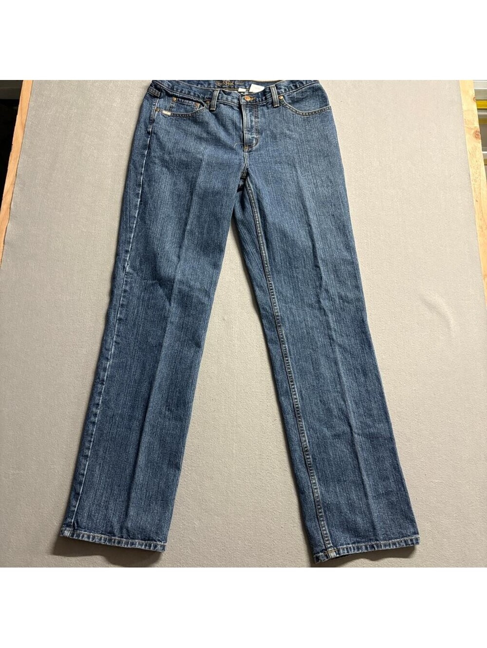 Cruel Girl Slim Jeans Womens 15 XLong Blue Denim Straight Leg High Rise Western